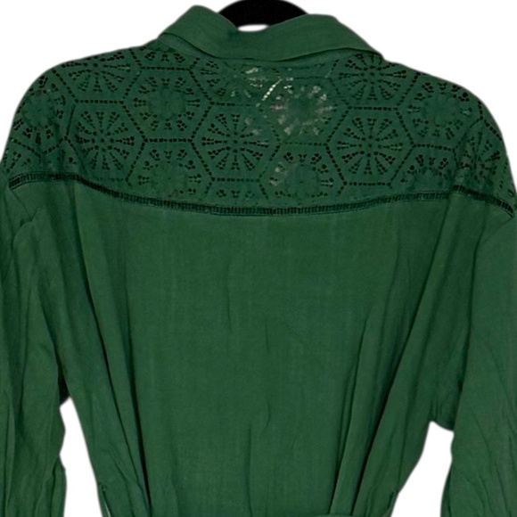 Umgee Dark Sage Shirt Dress | NWT - Picture 8 of 10